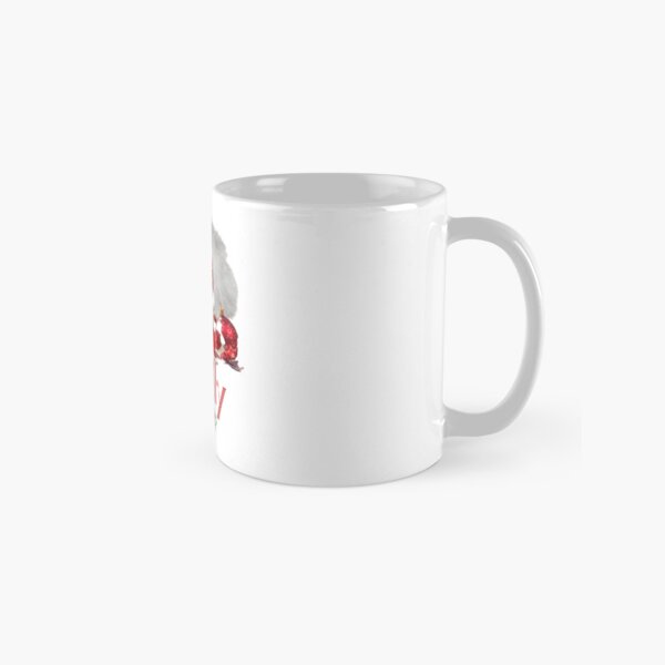 Funny Christmas Cat Jolly Enough Classic Mug