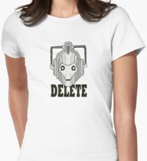 Delete Women's Fitted T-Shirt