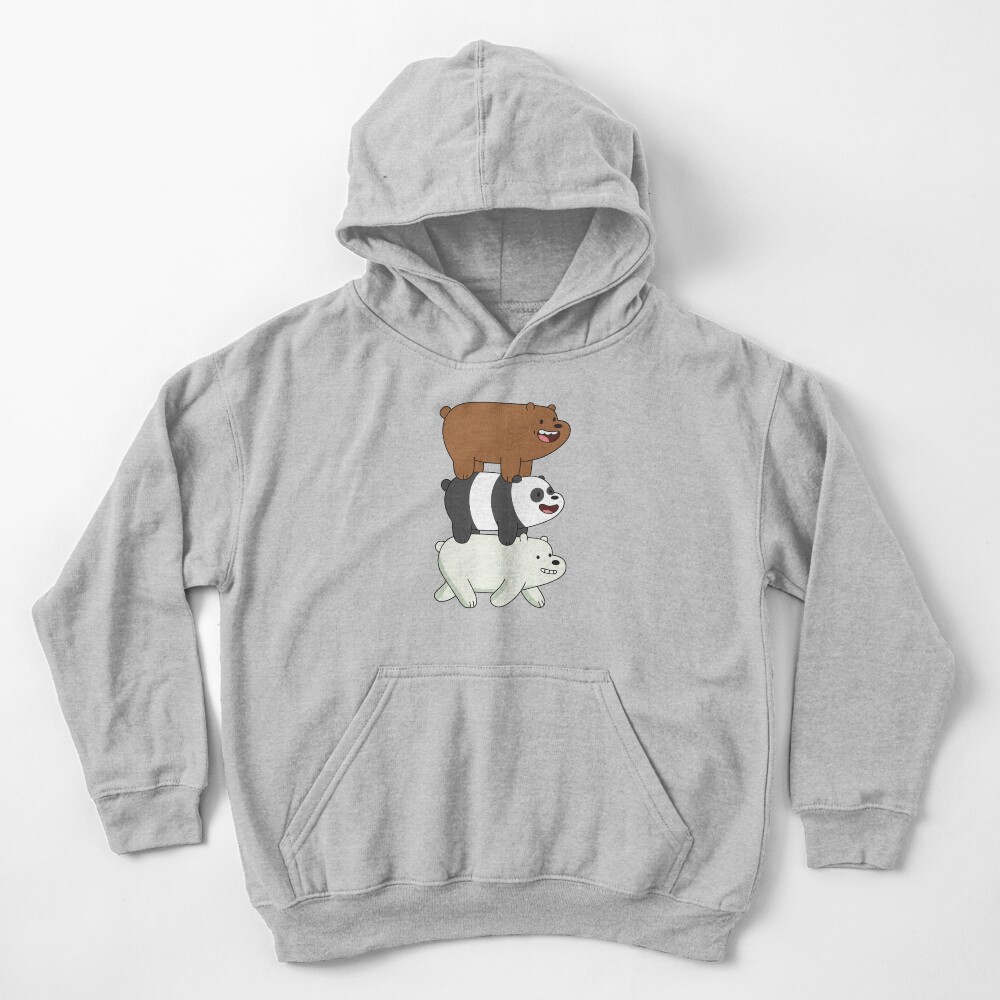 We Bare Bears Kids Pullover Hoodie