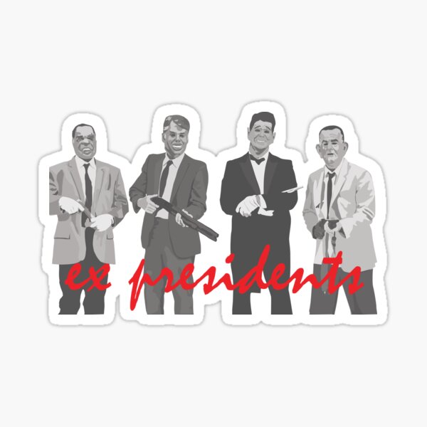 ex presidents - point break Sticker