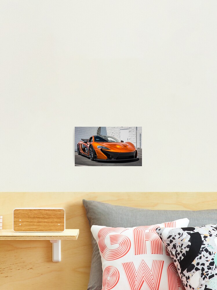 Vulkan Orange Mclaren P1 Fotodruck