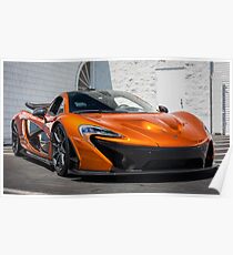 Vulkan Orange McLaren P1 Poster