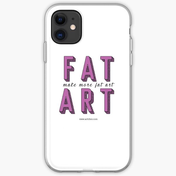 Make More Fat Art iPhone Soft Case
