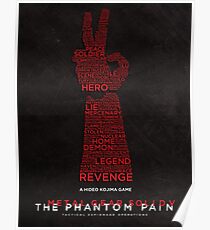 Words Can Kill - Metal Gear Solid V: The Phantom Pain Poster