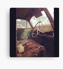 Old, forgotten car Canvas Print