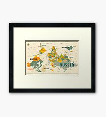 WORLD MAP Framed Print