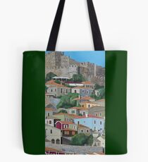 Molyvos Two Of Three Tote Bag