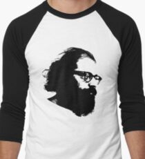 Poet Allen Ginsberg Stencil Men's Baseball ¾ T-Shirt
