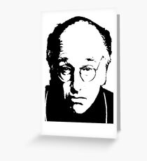 Seinfeld Comedian Larry David Greeting Card