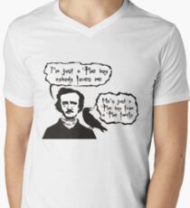 I'm just a Poe boy nobody loves me Men's V-Neck T-Shirt