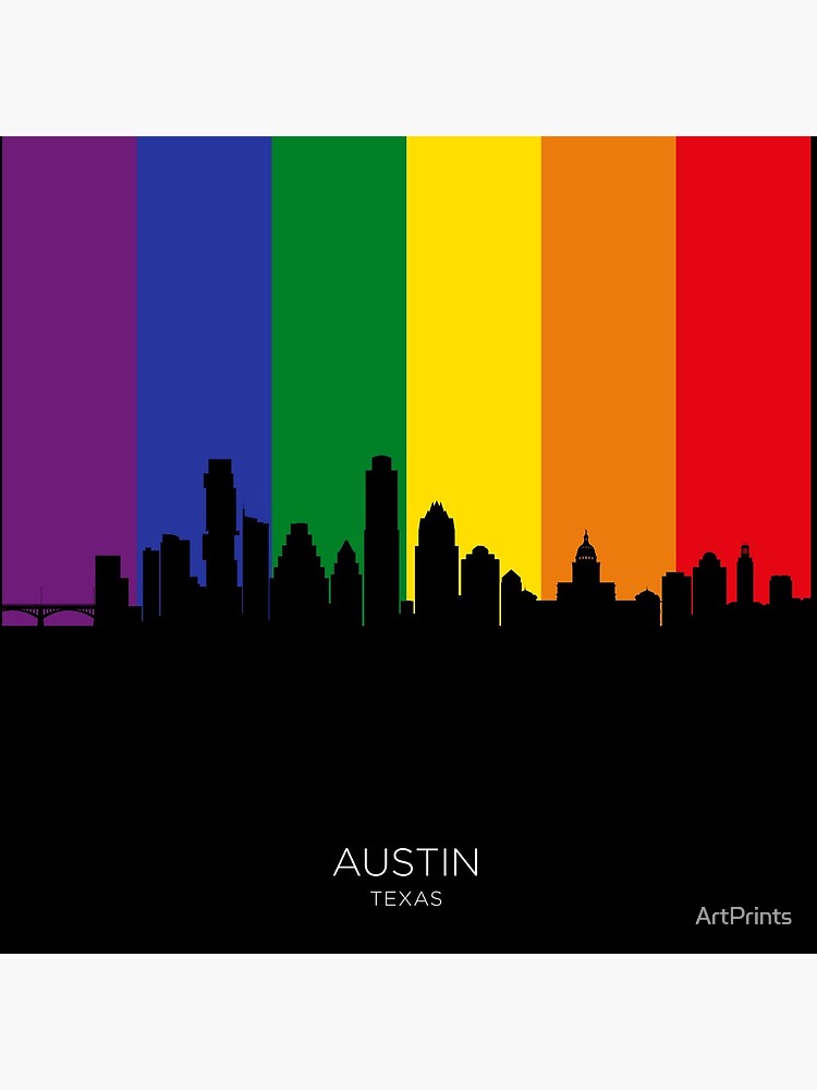 Austin Texas Skyline by ArtPrints