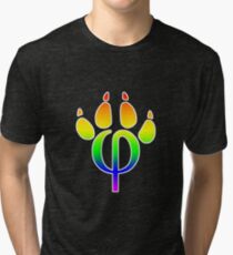 Rainbow Phipaw, Furry Pride 2 Tri-blend T-Shirt