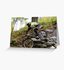 Men's Downhill Race at Sugarbush Greeting Card