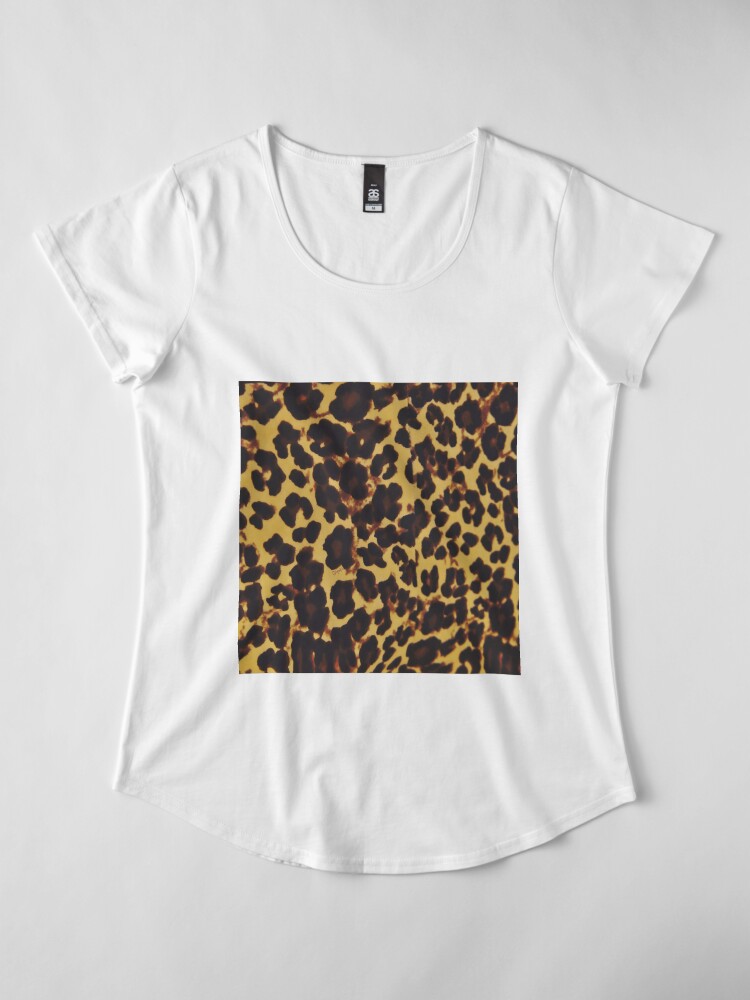 Alternate view of Exotic-ReAL LeOparD Premium Scoop T-Shirt