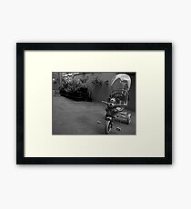 Ride the Tricycle Framed Print
