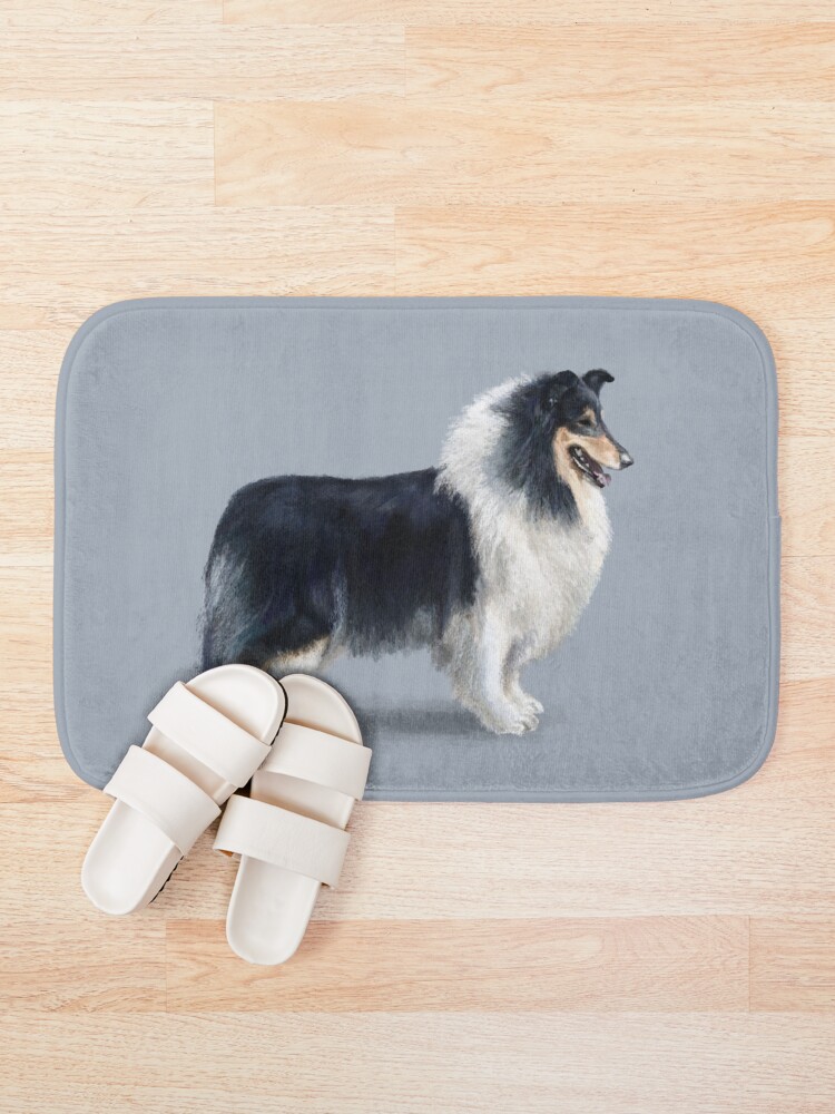 Alternate view of Tri Coloured Rough Collie Bath Mat
