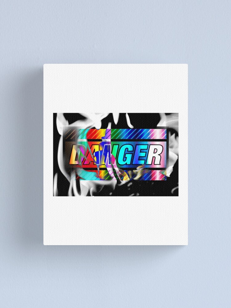 Alternate view of DANGER v0Fx Canvas Print