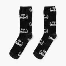 Adorable Love & Blessed Cute Happiness Positivity Socks