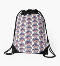 Korean American Multinational Patriot Flag Series Drawstring Bag