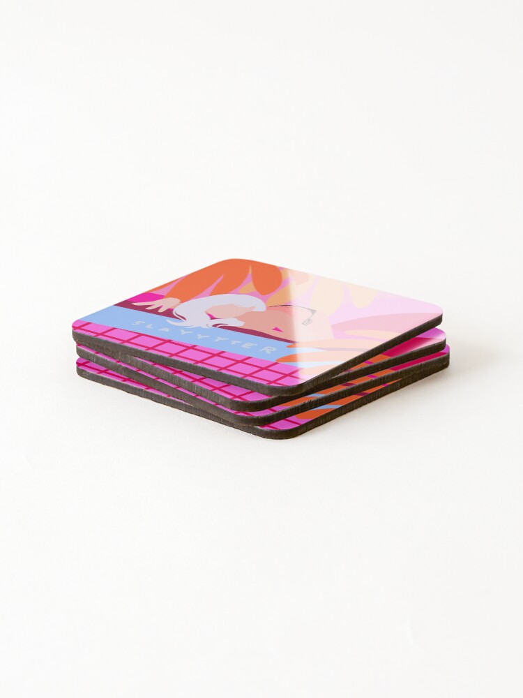 Alternate view of slayyyter Coasters (Set of 4)