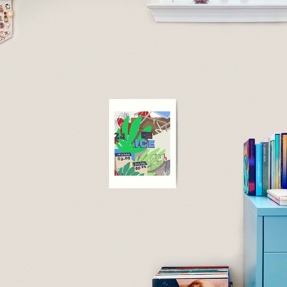 ICY SUMMER Art Print