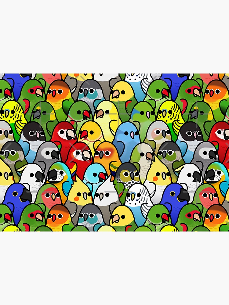 Too Many Birds! Bird Squad 1 by MaddeMichael