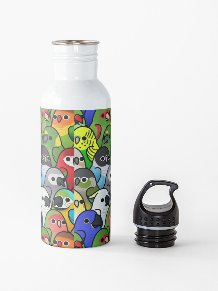 Alternate view of Too Many Birds! Bird Squad 1 Water Bottle