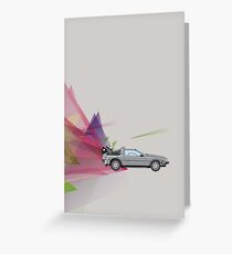 Back to the Future Greeting Card