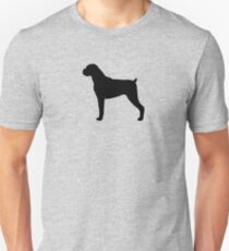 Boxer Dog Silhouette(s) Unisex T-Shirt