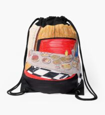 Foodies Dream Drawstring Bag