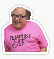 Danny Devito Feminist AF Sticker