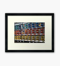 Bumper lights Framed Print