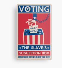 Voting Metal Print