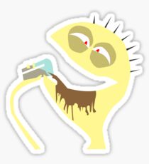 Käsetrinkmilch - Fosters Home For Imaginary Friends - Lustiger Charakter Sticker