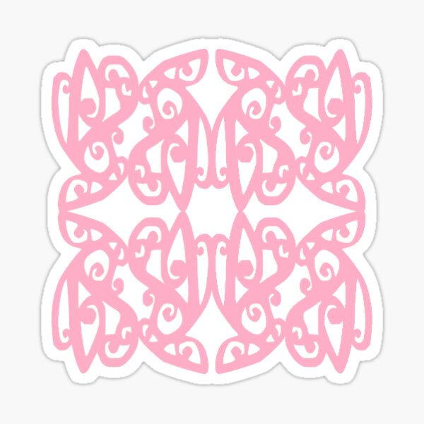Shakes spears.2. Maroon and coral Sticker