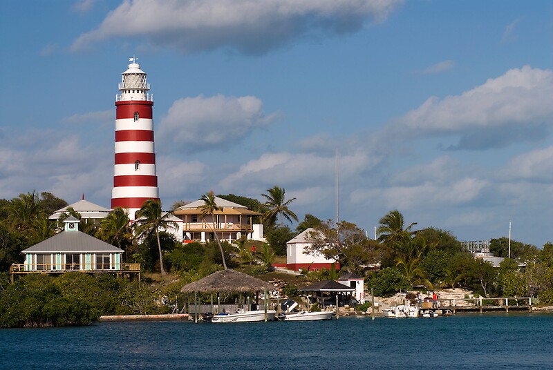 "Hope Town Lighthouse, Abaco, Bahamas" by Shane Pinder Redbubble