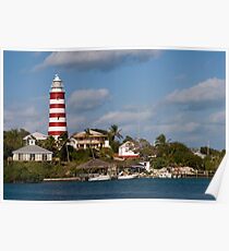 Hope Town Lighthouse, Abaco, Bahamas Poster