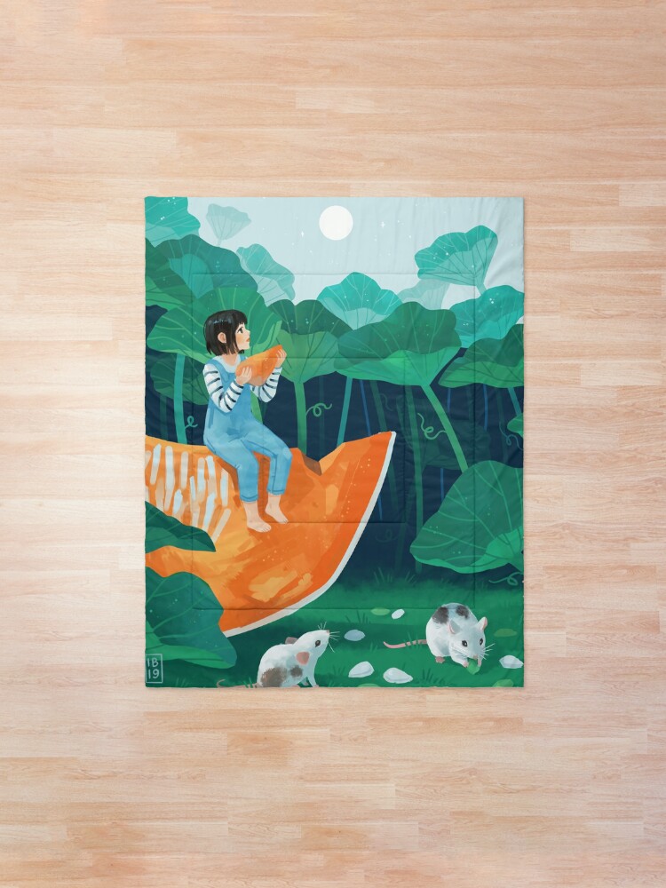 Alternate view of Pumpkin harvest Comforter