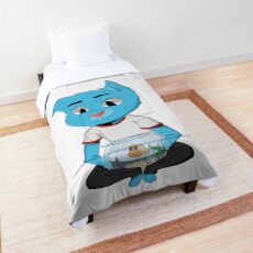 Gumball With Baby Darwin Comforter