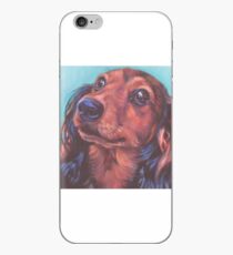 Dachshund Fine Art Painting iPhone Case