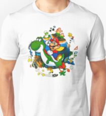 Super Mario World Planet. Unisex T-Shirt