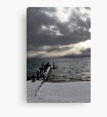 Tahoe Snowstorm Canvas Print