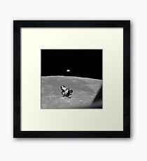 Mondlandung Moon Landing Gerahmtes Wandbild