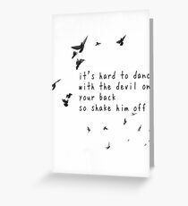 Florence and The Machine - Shake It Out Greeting Card