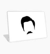 Swanson Mustache Man Laptop Skin