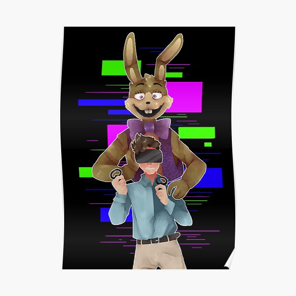 Glitchtrap Posters Redbubble