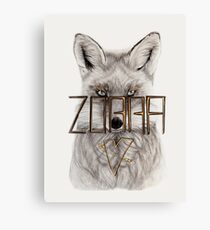 Beautiful & Corrupted Fox Canvas Print