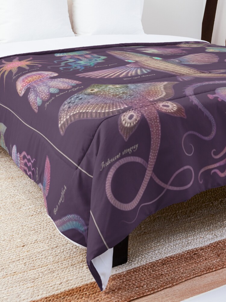Alternate view of Sea life specimens III Comforter