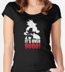 Over 9000 Women's Fitted Scoop T-Shirt