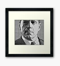BRUCE Framed Print